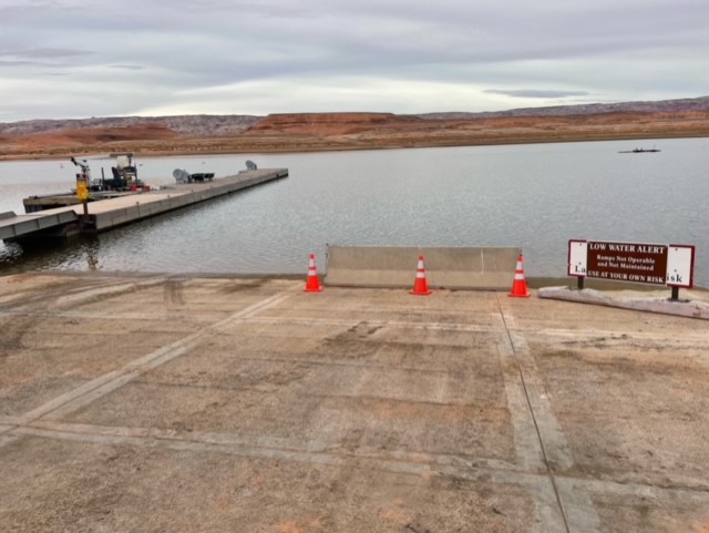 North Lake Powell Boat Ramp at Bullfrog Remains Operable to Small Motorized Vessels - Glen ...