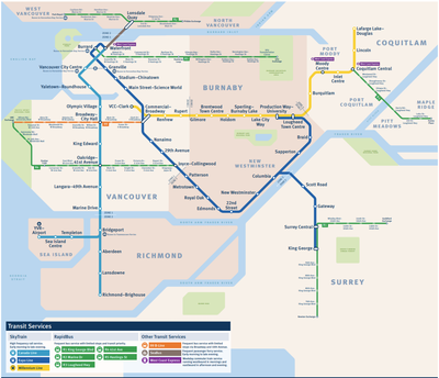 Idea 022 - Translink map PCB - A Blue Star